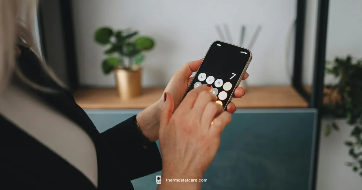 Phone-Controlled Thermostat - Thermostat Care