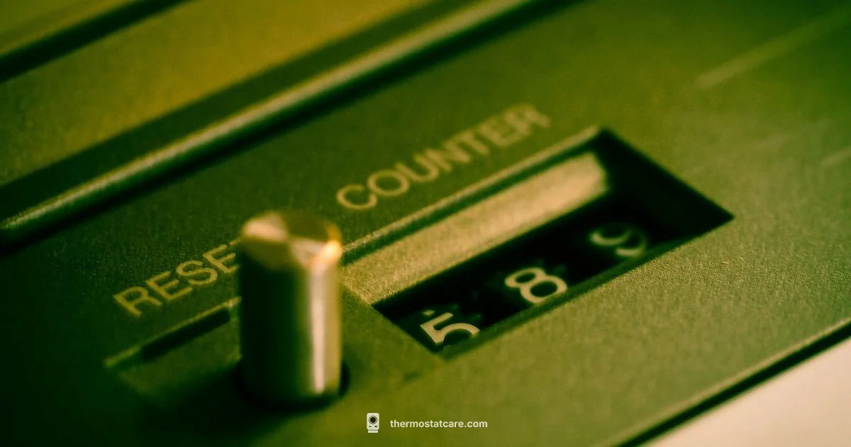 Reset Guide Reset Guide - Thermostat Care