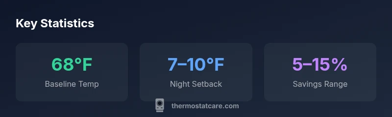 Winter thermostat setting infographic