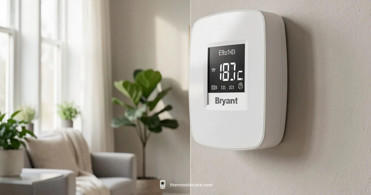 Bryant Thermostat Guide - Thermostat Care