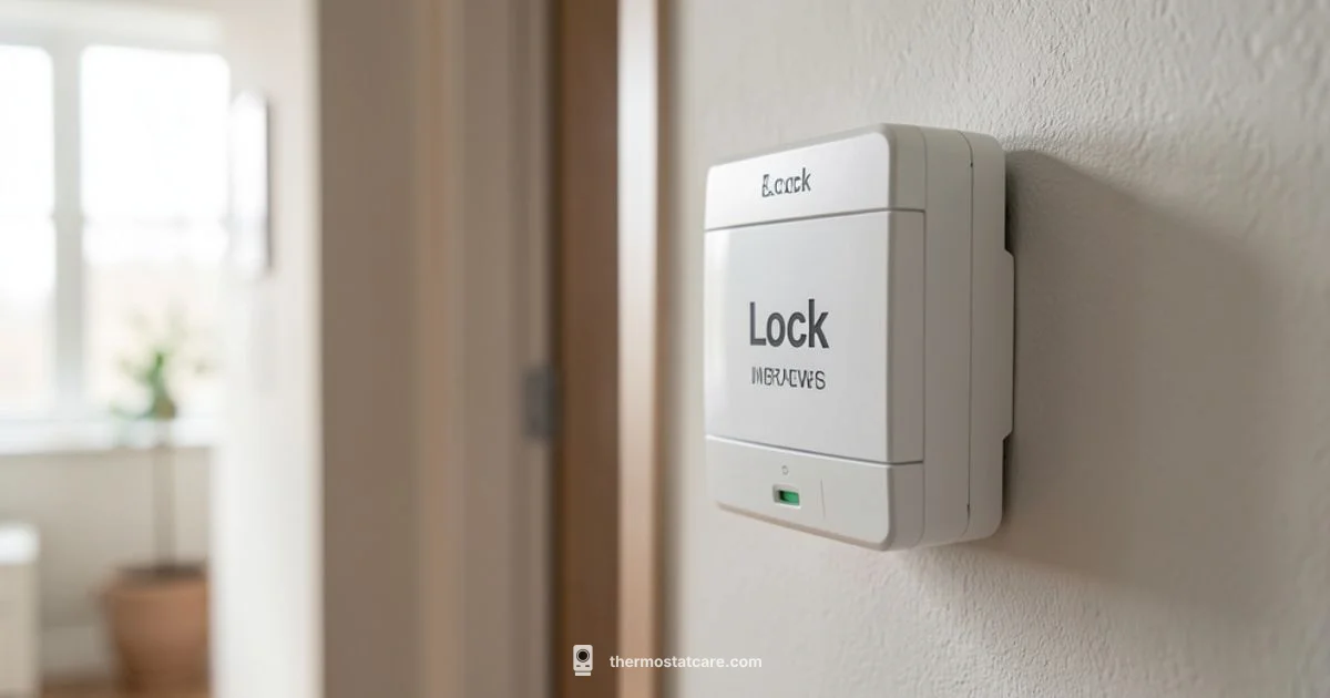 Lock Cover Setup - Thermostat Care