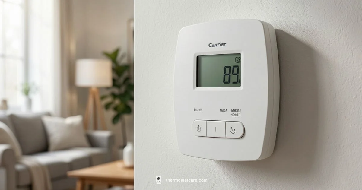 Carrier Manual Thermostat Guide - Thermostat Care