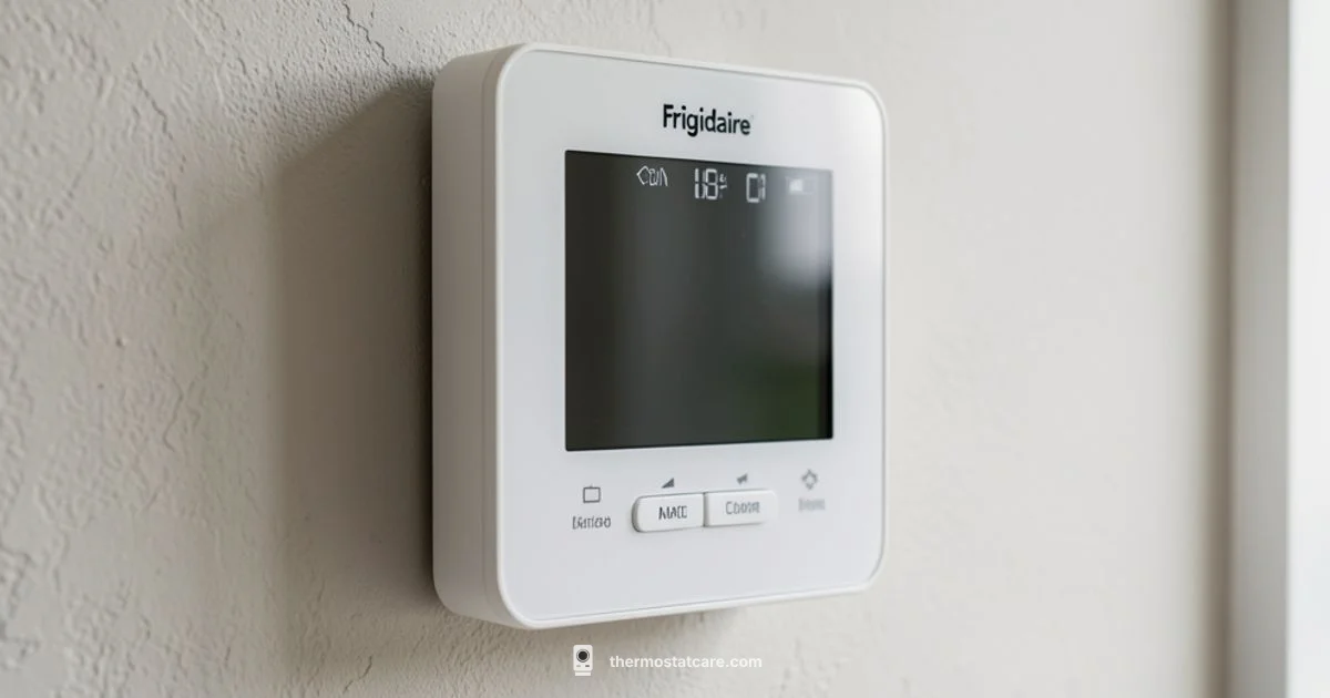 Frigidaire Thermostat Setup - Thermostat Care