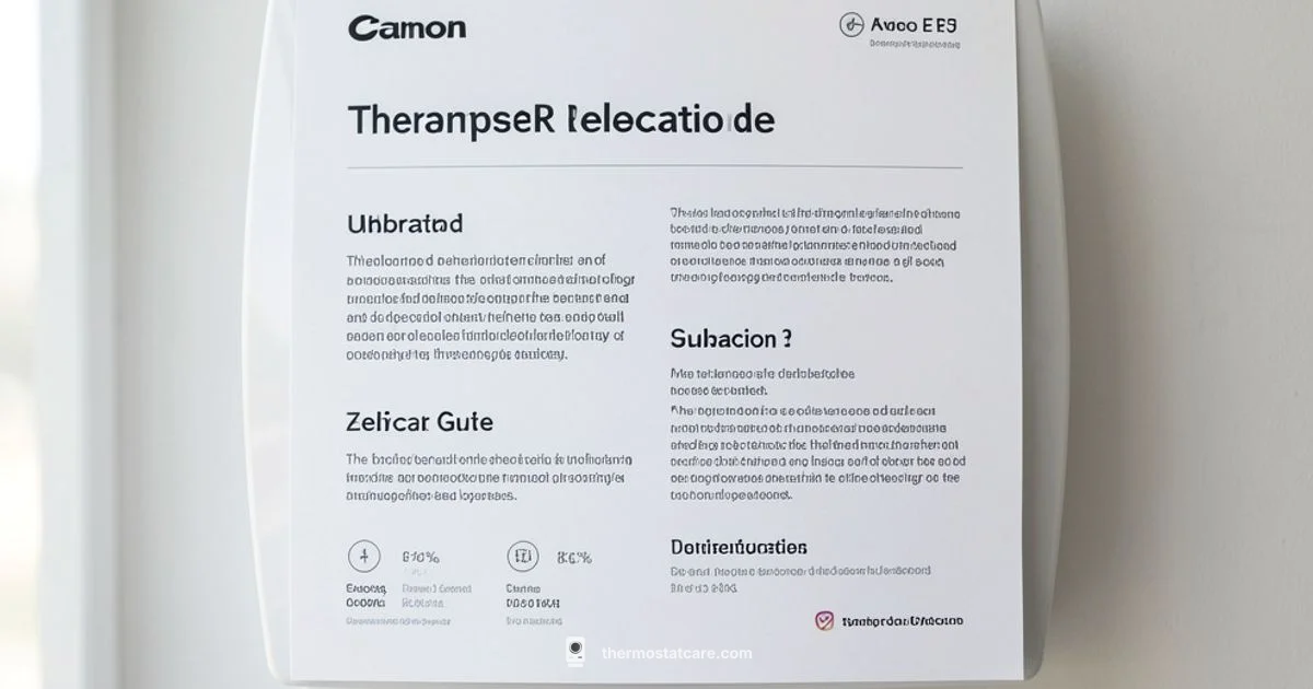 Relocate Thermostat Relocate Thermostat - Thermostat Care