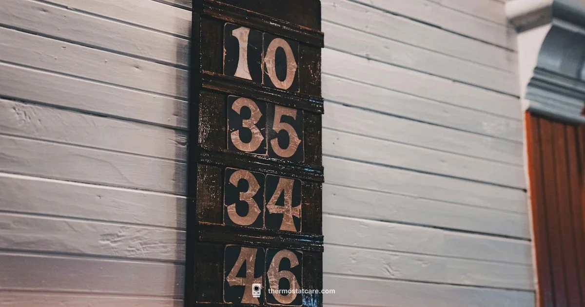 Reading Thermostat Numbers - Thermostat Care