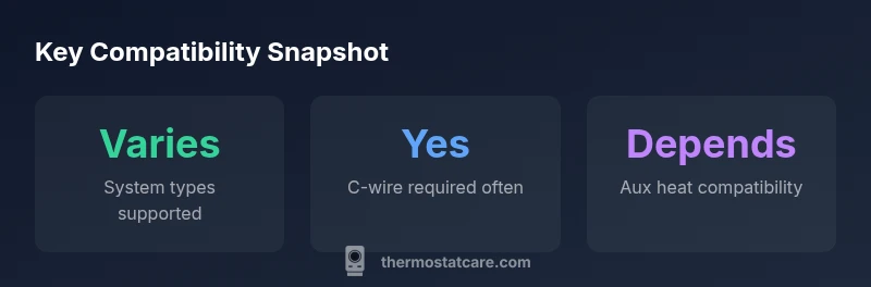 Key statistics for ecobee compatibility checker