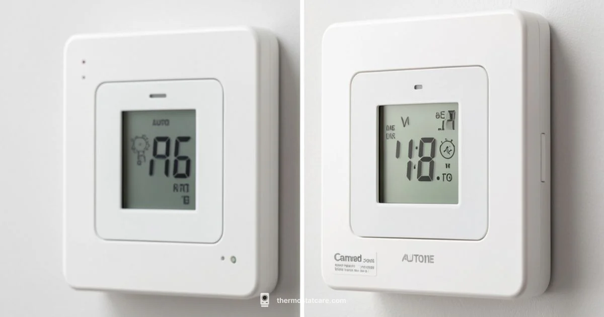 Auto vs Heat Auto vs Heat - Thermostat Care