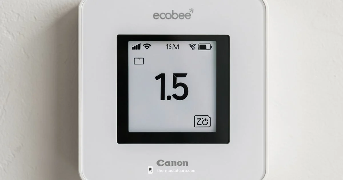 Eco Comfort Setup Eco Comfort Setup - Thermostat Care