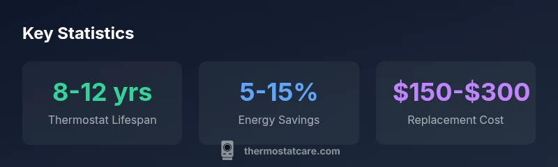 Key statistics about thermostat change timing