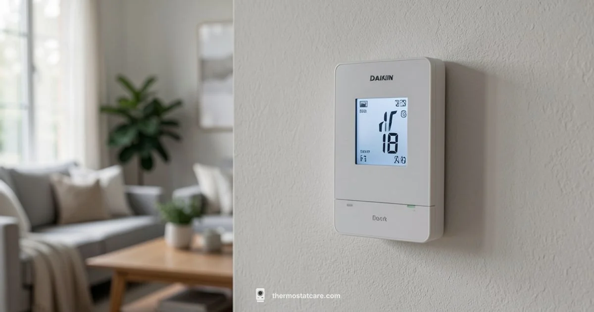 Daikin Thermostat Guide - Thermostat Care